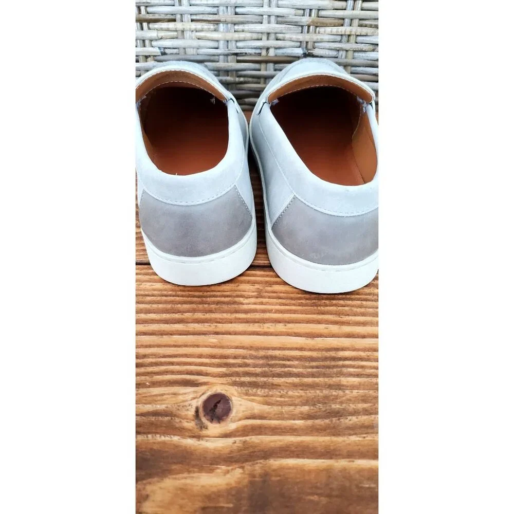 Vince Camuto Faelon Mens Light Gray Loafers 9.5 Casual Slip-On Shoes - Picture 7 of 10